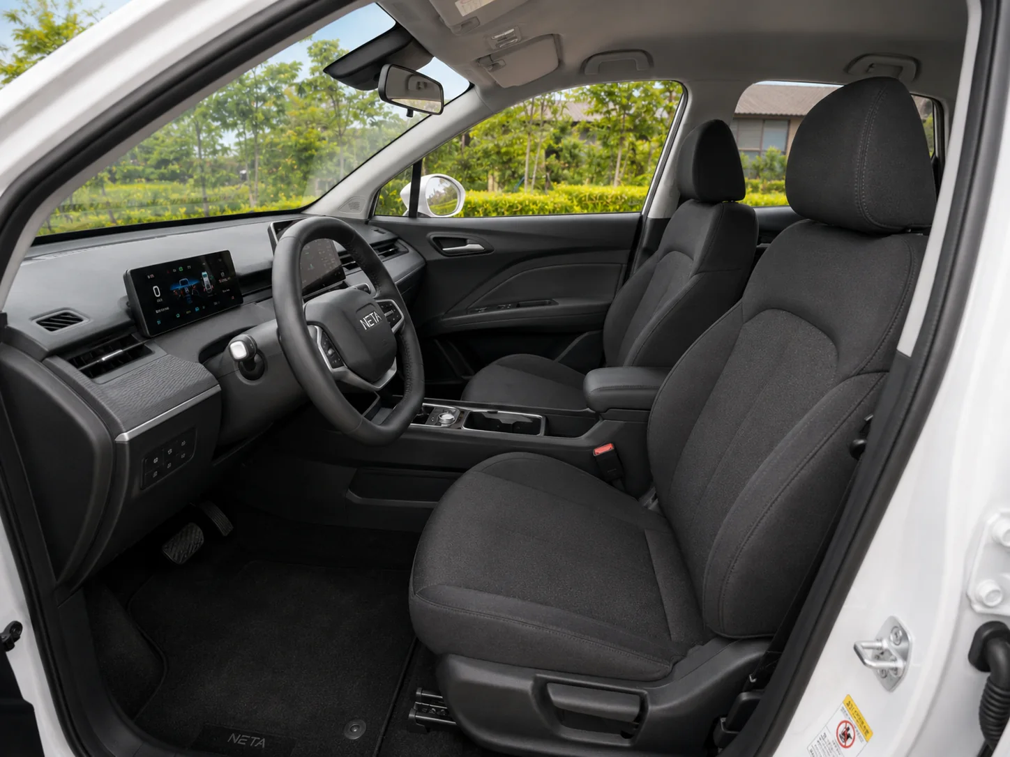 Neta VII EV driver cockpit real photo