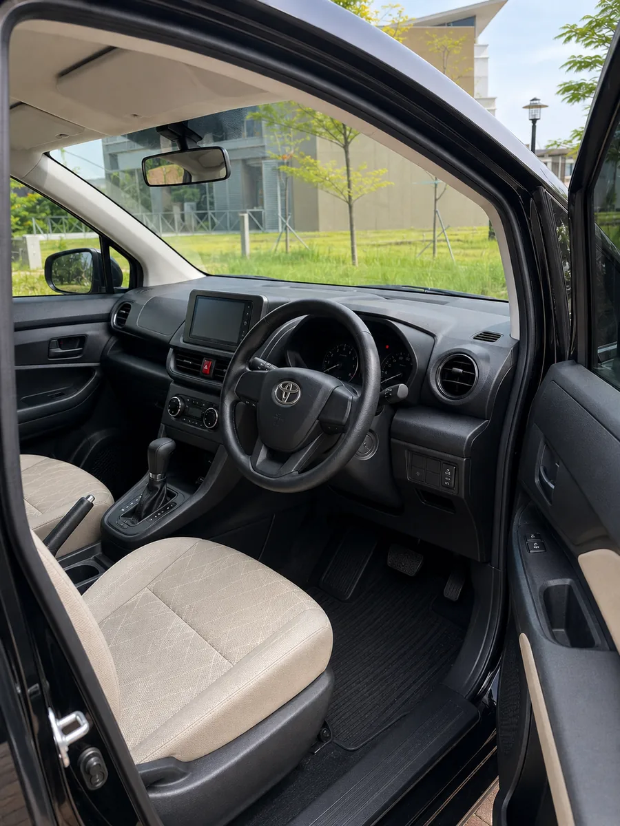 Toyota Avanza driver cockpit real photo