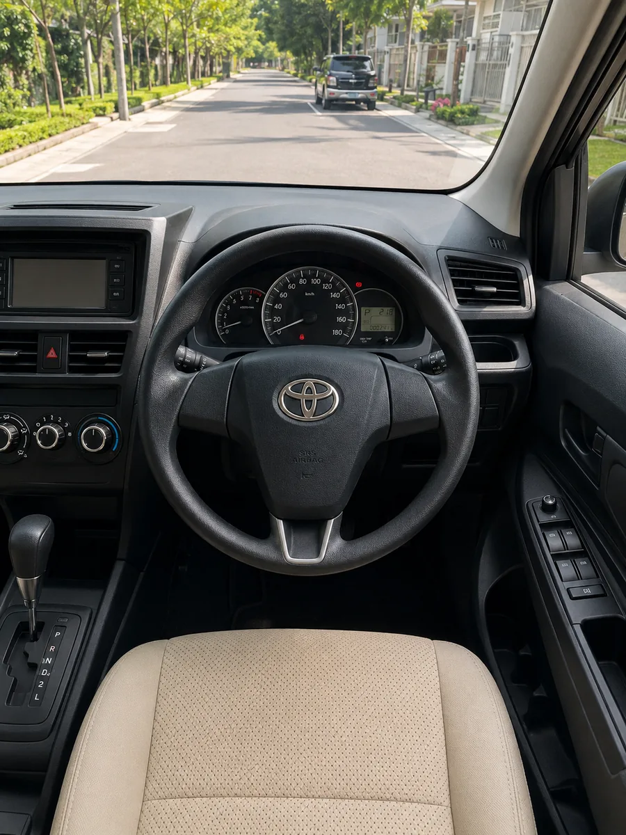 Toyota Avanza steering wheel real interior photo