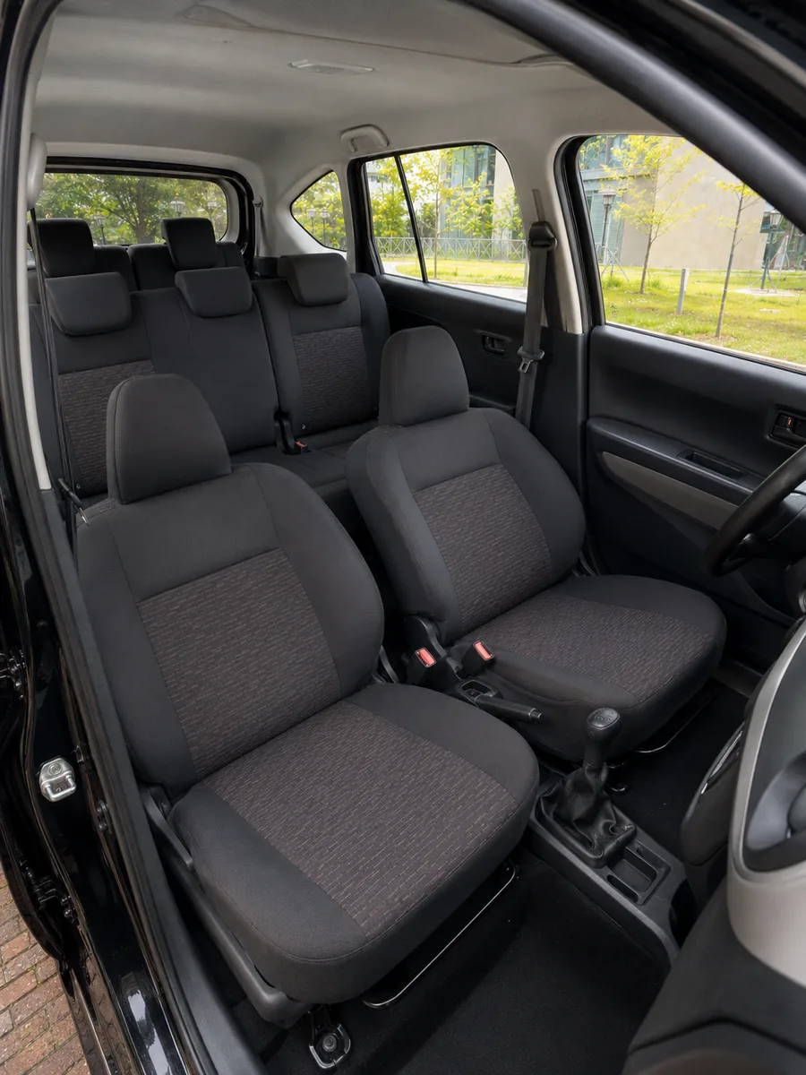 Toyota Calya cabin seats real interior photo