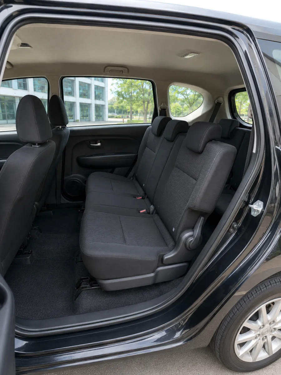 Toyota Calya second row seats real interior photo