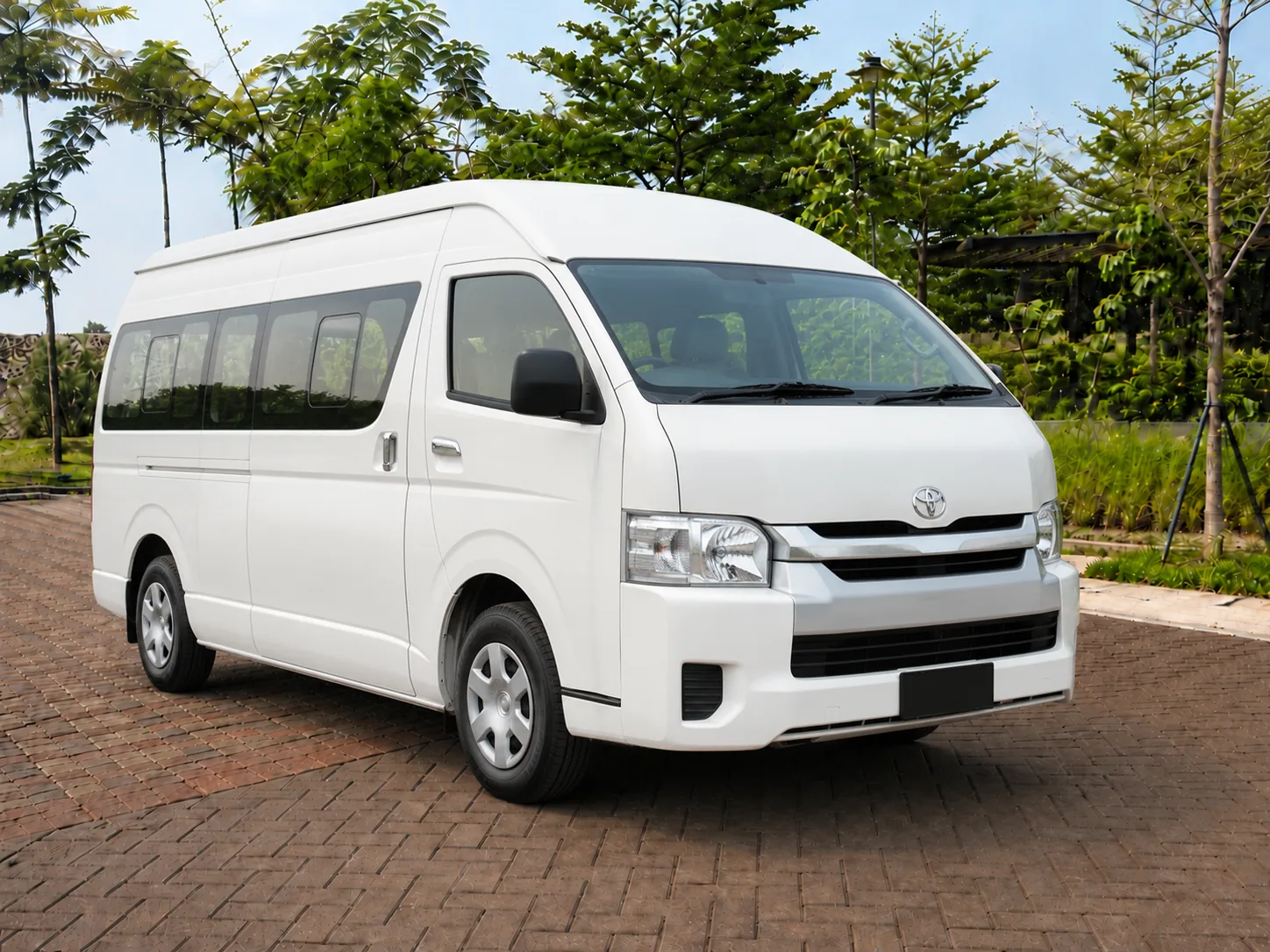 Toyota Hiace rental Jakarta main exterior real photo